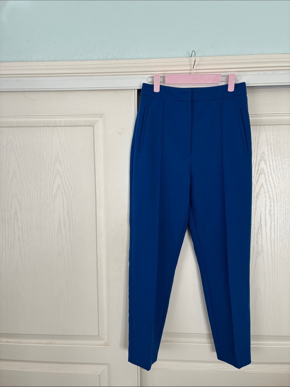 Zara Tailored Ankle Pants - Blue